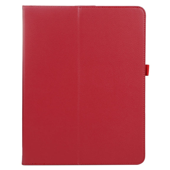 For iPad Pro 11 2024 Litchi Texture Solid Color Leather Tablet Case(Red)