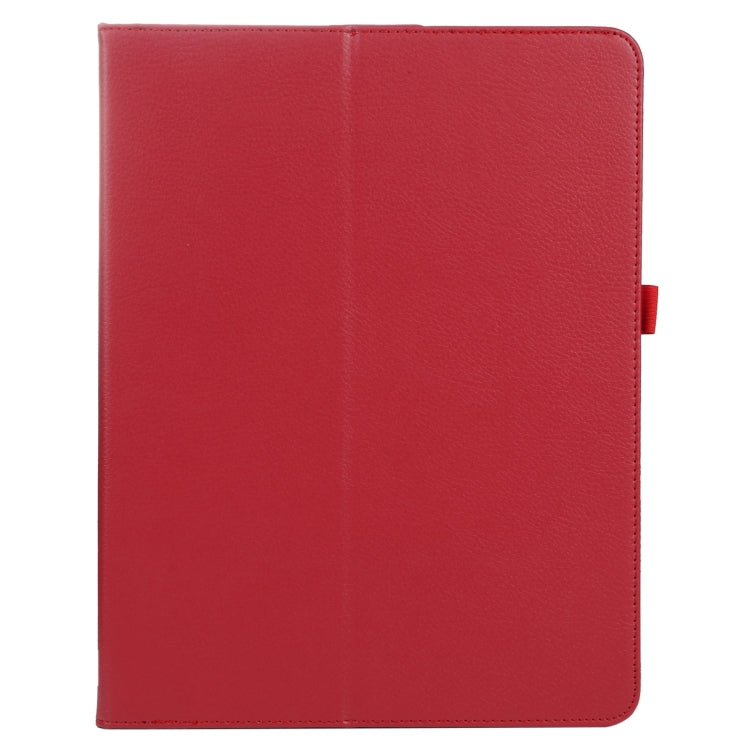 For iPad Pro 11 2024 Litchi Texture Solid Color Leather Tablet Case(Red)
