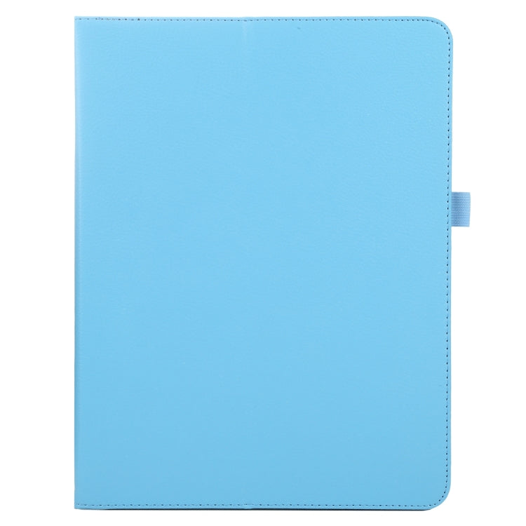 For iPad Pro 11 2024 Litchi Texture Solid Color Leather Tablet Case(Sky Blue)