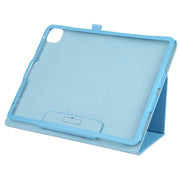 For iPad Pro 11 2024 Litchi Texture Solid Color Leather Tablet Case(Sky Blue)