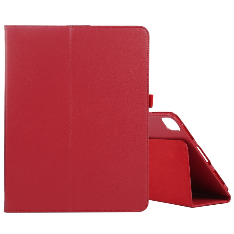For iPad Pro 13 2024 Litchi Texture Solid Color Leather Tablet Case(Red) - free shipping - PMC TechLife - Order now!
