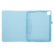 For iPad Pro 13 2024 Litchi Texture Solid Color Leather Tablet Case(Sky Blue)