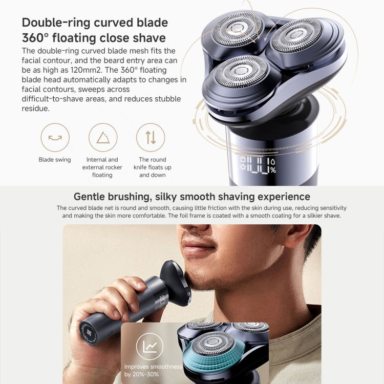Xiaomi Mijia Electric Shaver S302(Grey) - free shipping - PMC TechLife - Order now!