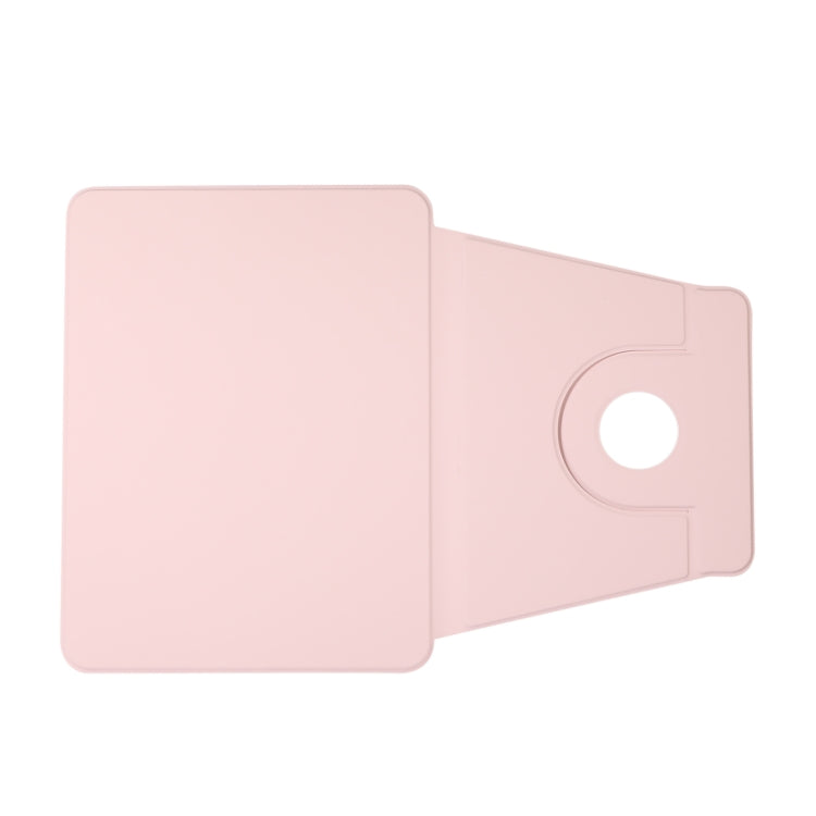 For iPad Pro 11 2024 2 in 1 Acrylic Split Rotating Leather Tablet Case(Pink) - iPad Pro 11 2024 Cases by PMC TechLife | Online Shopping South Africa | PMC TechLife | Buy Now Pay Later Mobicred