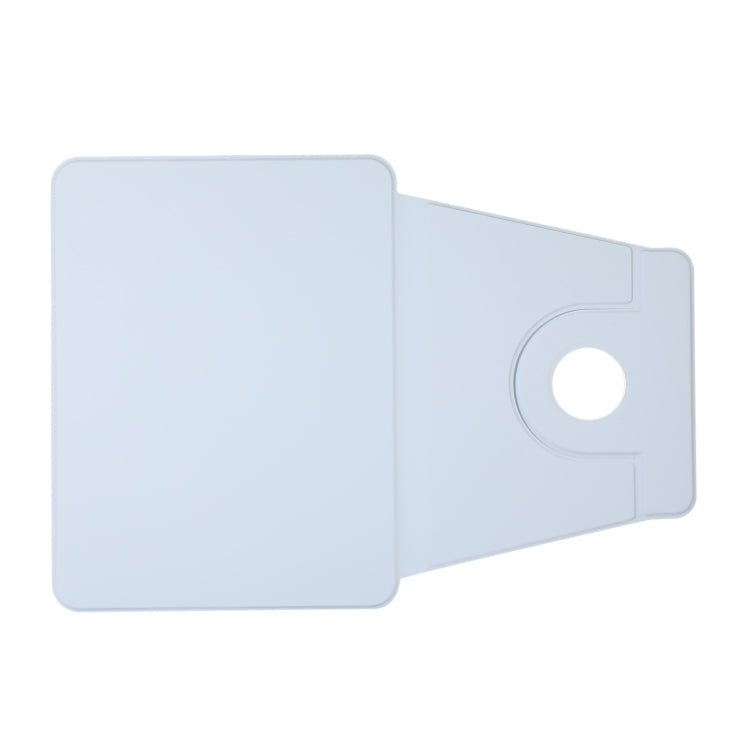 For iPad Pro 13 2024 2 in 1 Acrylic Split Rotating Leather Tablet Case(Ice Blue)
