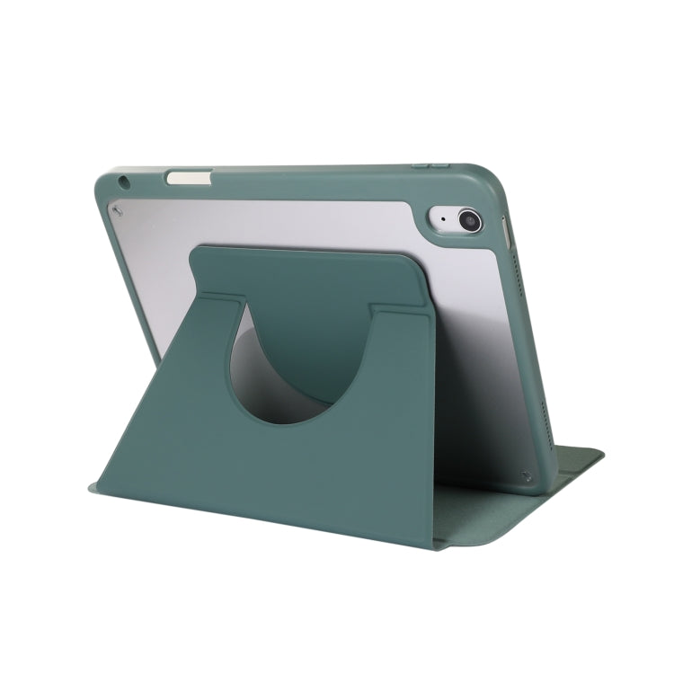 For iPad Pro 11 2024 2 in 1 Acrylic Split Rotating Leather Tablet Case(Ice Blue)