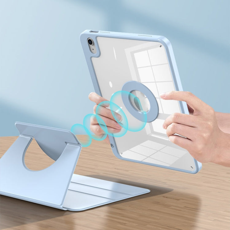 For iPad Pro 13 2024 2 in 1 Acrylic Split Rotating Leather Tablet Case(Black) - iPad Pro 13 2024 Cases by PMC TechLife | Online Shopping South Africa | PMC TechLife | Buy Now Pay Later Mobicred