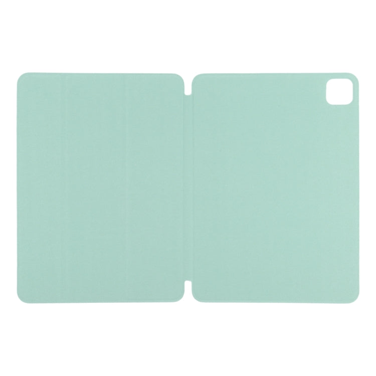 For iPad Pro 13 2024 Double-sided Clip Non-buckle Magnetic PU Smart Tablet Case(Light Green) - iPad Air 13 2025 / 2024 Cases by PMC TechLife | Online Shopping South Africa | PMC TechLife | Buy Now Pay Later Mobicred
