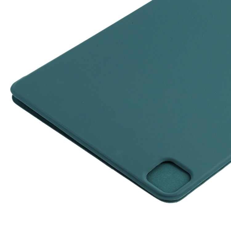 For iPad Pro 13 2024 Double-sided Clip Non-buckle Magnetic PU Smart Tablet Case(Dark Green) - iPad Air 13 2025 / 2024 Cases by PMC TechLife | Online Shopping South Africa | PMC TechLife | Buy Now Pay Later Mobicred