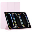 For iPad Pro 11 2024 Double-sided Clip Non-buckle Magnetic PU Smart Tablet Case(Pink) - iPad Pro 11 2024 Cases by PMC TechLife | Online Shopping South Africa | PMC TechLife | Buy Now Pay Later Mobicred