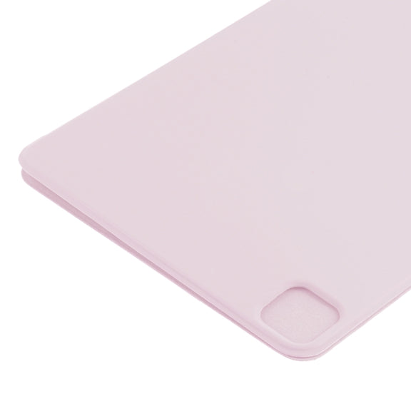 For iPad Pro 11 2024 Double-sided Clip Non-buckle Magnetic PU Smart Tablet Case(Pink)