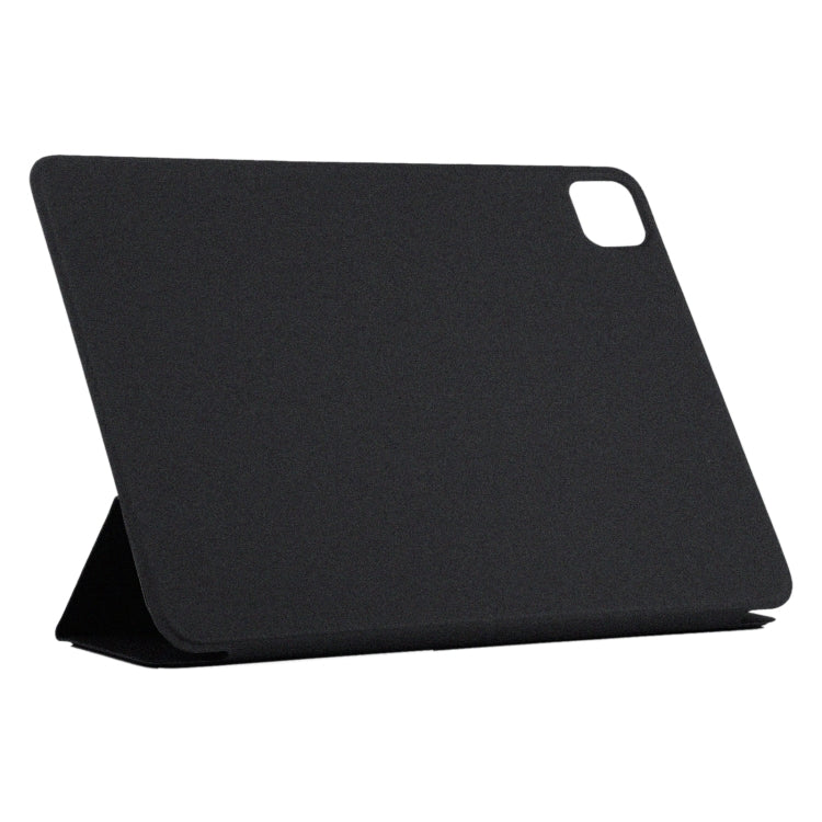 For iPad Pro 11 2024 Double-sided Clip Non-buckle Magnetic PU Smart Tablet Case(Black)