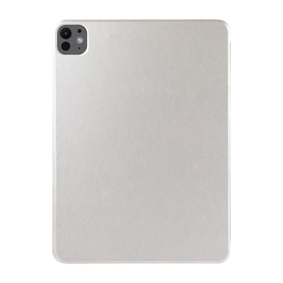 For iPad Pro 11 2024 Double-sided Clip Non-buckle Magnetic PU Smart Tablet Case(Gold)