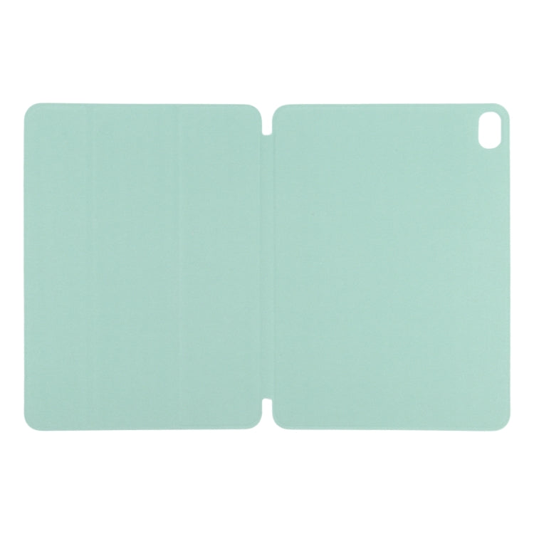 For iPad Air 11 2024 Double-sided Clip Non-buckle Magnetic PU Smart Tablet Case(Light Green) - iPad Air 11 2024 Cases by PMC TechLife | Online Shopping South Africa | PMC TechLife | Buy Now Pay Later Mobicred