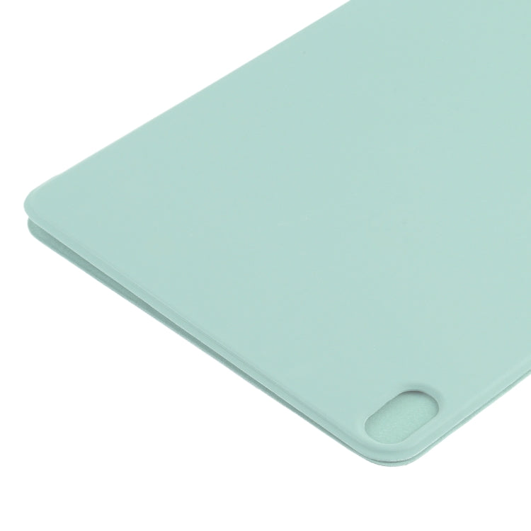 For iPad Air 11 2024 Double-sided Clip Non-buckle Magnetic PU Smart Tablet Case(Light Green) - iPad Air 11 2024 Cases by PMC TechLife | Online Shopping South Africa | PMC TechLife | Buy Now Pay Later Mobicred