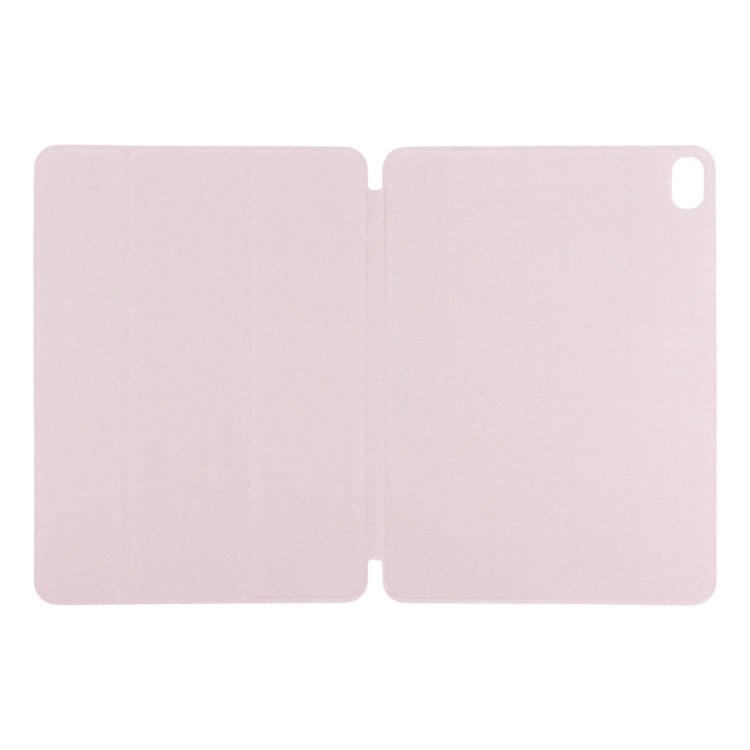 For iPad Air 11 2025 / 2024 Double-sided Clip Non-buckle Magnetic PU Smart Tablet Case(Pink) - iPad Air 11 2025 / 2024 Cases by PMC TechLife | Online Shopping South Africa | PMC TechLife | Buy Now Pay Later Mobicred