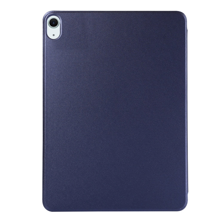For iPad Air 11 2024 Double-sided Clip Non-buckle Magnetic PU Smart Tablet Case(Dark Blue) - iPad Air 11 2024 Cases by PMC TechLife | Online Shopping South Africa | PMC TechLife | Buy Now Pay Later Mobicred