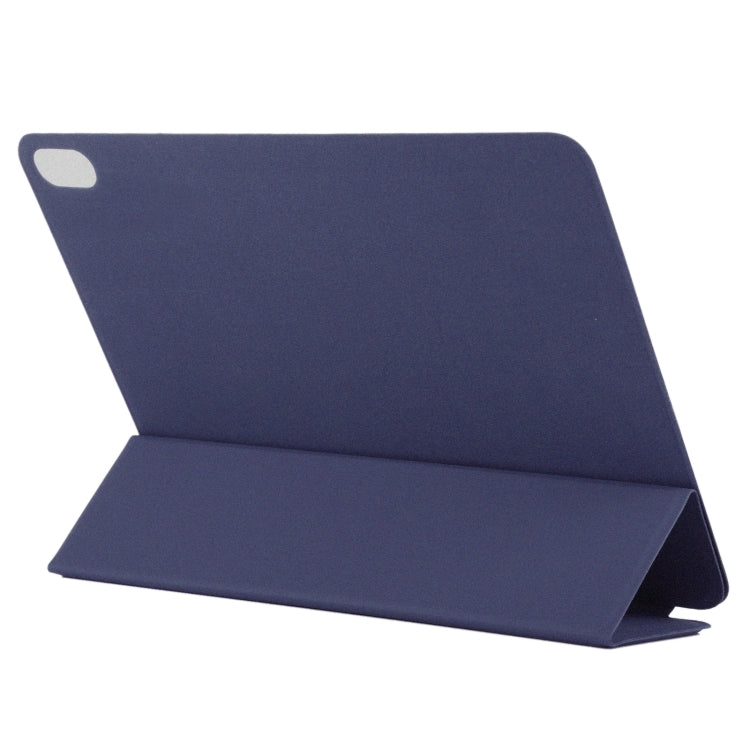 For iPad Air 11 2024 Double-sided Clip Non-buckle Magnetic PU Smart Tablet Case(Dark Blue) - iPad Air 11 2024 Cases by PMC TechLife | Online Shopping South Africa | PMC TechLife | Buy Now Pay Later Mobicred