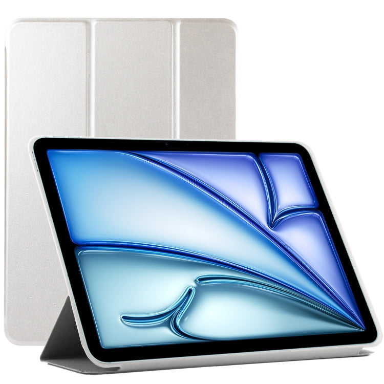 For iPad Air 11 2024 Double-sided Clip Non-buckle Magnetic PU Smart Tablet Case(Gold) - iPad Air 11 2024 Cases by PMC TechLife | Online Shopping South Africa | PMC TechLife | Buy Now Pay Later Mobicred