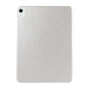 For iPad Air 11 2024 Double-sided Clip Non-buckle Magnetic PU Smart Tablet Case(Gold)
