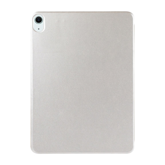 For iPad Air 11 2024 Double-sided Clip Non-buckle Magnetic PU Smart Tablet Case(Gold)