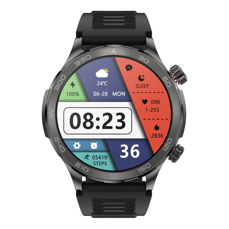 DK67 1.53 inch IP67 BT 5.0 Fitness Sport Smart Watch, Support Bluetooth Call / Sleep / Blood Oxygen / Heart Rate / Blood Pressure Health Monitor(Black) - Smart Watches by PMC TechLife | Online Shopping South Africa | PMC TechLife | Buy Now Pay Later Mobicred