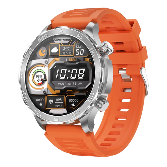 DK67 1.53 inch IP67 BT 5.0 Fitness Sport Smart Watch, Support Bluetooth Call / Sleep / Blood Oxygen / Heart Rate / Blood Pressure Health Monitor(Orange)