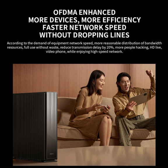 Xiaomi BE6500 Pro WiFi7 Dual Band 8-channel Independent Signal Amplifier 1GB Memory Router, US Plug(Black)