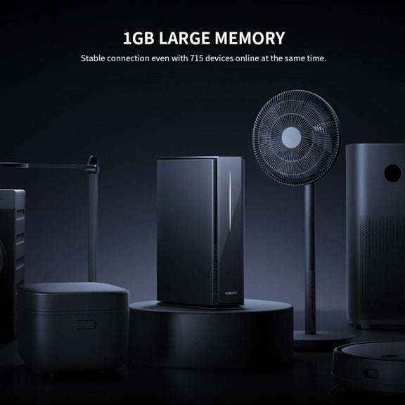 Xiaomi BE6500 Pro WiFi7 Dual Band 8-channel Independent Signal Amplifier 1GB Memory Router, US Plug(Black)