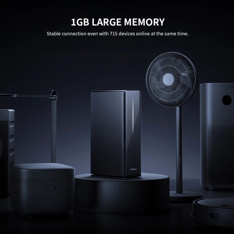Xiaomi BE6500 Pro WiFi7 Dual Band 8-channel Independent Signal Amplifier 1GB Memory Router, US Plug(Black)