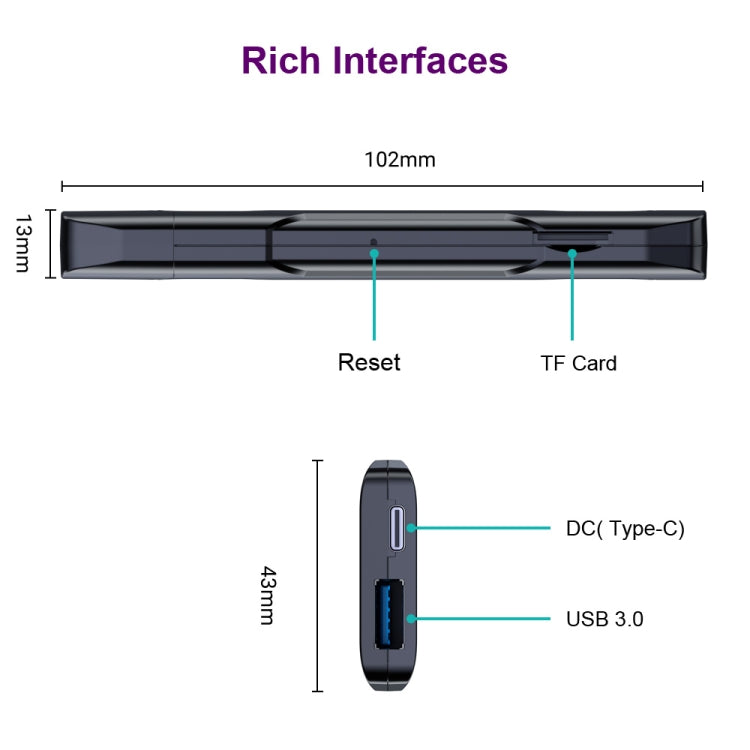 HK1 RBOX D8 RK3528 Android 13.0 Quad Core 8K HD Wifi6 Bluetooth TV Stick, RAM:4GB+32GB(EU Plug)