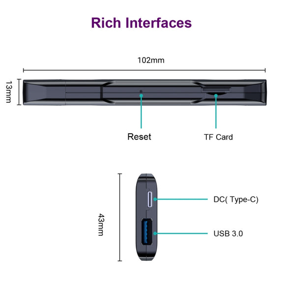 HK1 RBOX D8 RK3528 Android 13.0 Quad Core 8K HD Wifi6 Bluetooth TV Stick, RAM:4GB+32GB(UK Plug)