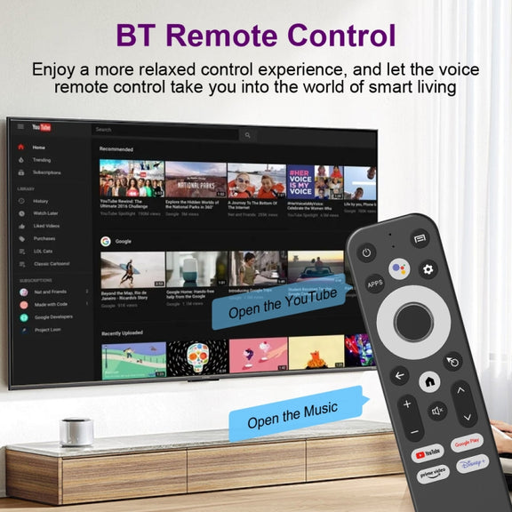 HK1 RBOX D8 RK3528 Android 13.0 Quad Core 8K HD Wifi6 Bluetooth TV Stick, RAM:4GB+32GB(UK Plug)