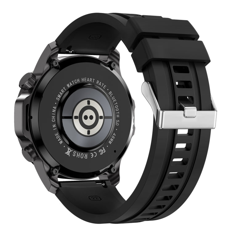 DK68 1.53 inch IP67 BT 5.0 Fitness Sport Smart Watch, Support LED Flashlight / Bluetooth Call / Sleep / Blood Oxygen / Heart Rate / Blood Pressure Health Monitor(Black)