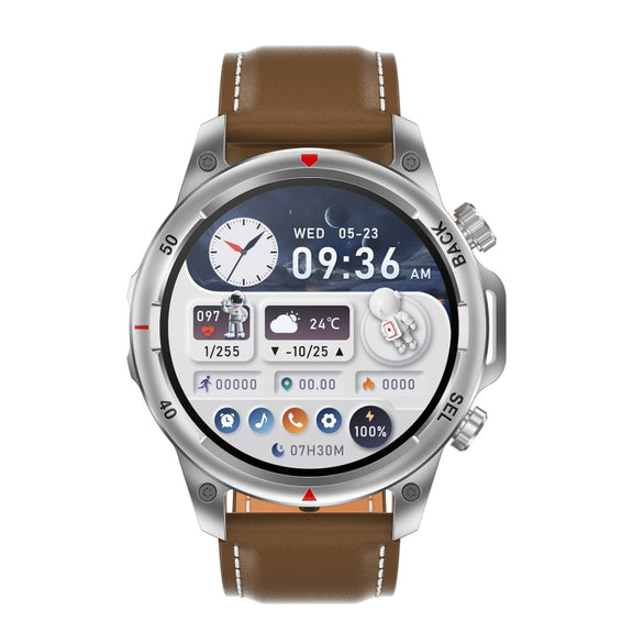 DK68 1.53 inch IP67 BT 5.0 Fitness Sport Smart Watch, Support LED Flashlight / Bluetooth Call / Sleep / Blood Oxygen / Heart Rate / Blood Pressure Health Monitor(Brown)