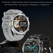 DK67 1.53 inch IP67 BT 5.0 Fitness Sport Smart Watch, Support Bluetooth Call / Sleep / Blood Oxygen / Heart Rate / Blood Pressure Health Monitor(Black)
