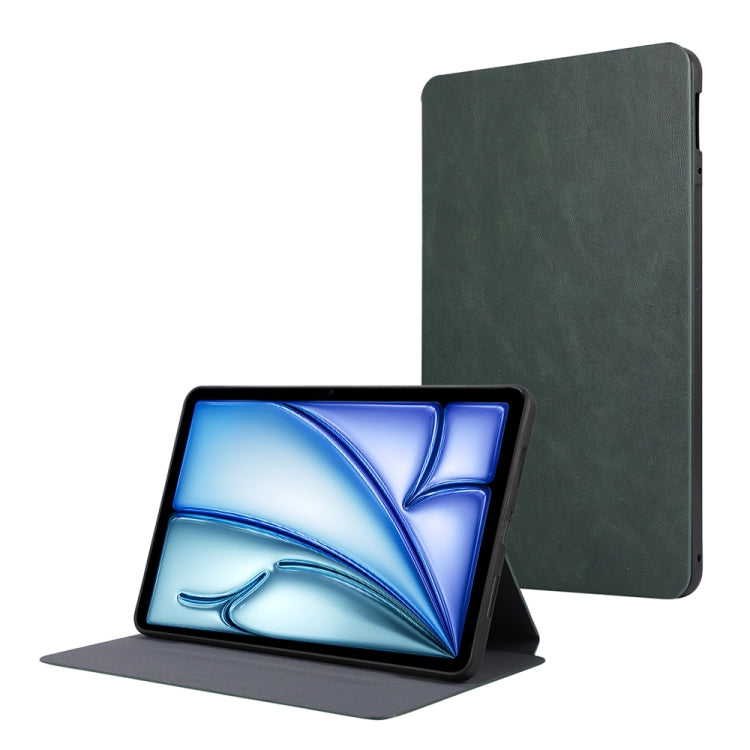 For iPad Air 11 2024 TPU Flip Tablet Protective Leather Case(Green) - iPad Air 11 2024 Cases by PMC TechLife | Online Shopping South Africa | PMC TechLife | Buy Now Pay Later Mobicred