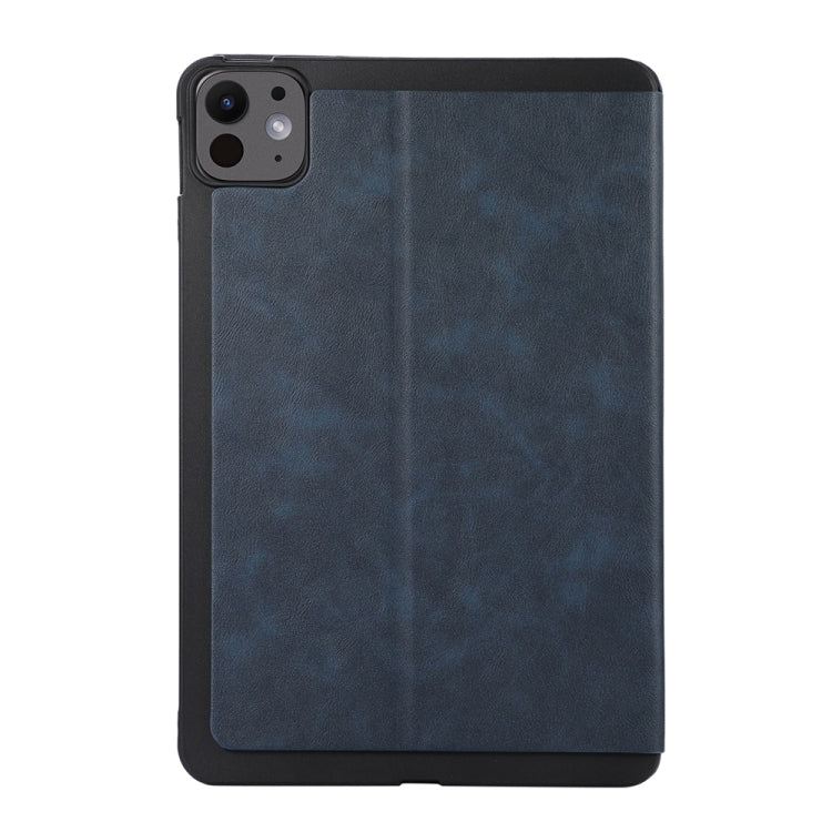 For iPad Pro 11 2024 TPU Flip Tablet Protective Leather Case(Dark Blue) - iPad Pro 11 2024 Cases by PMC TechLife | Online Shopping South Africa | PMC TechLife | Buy Now Pay Later Mobicred