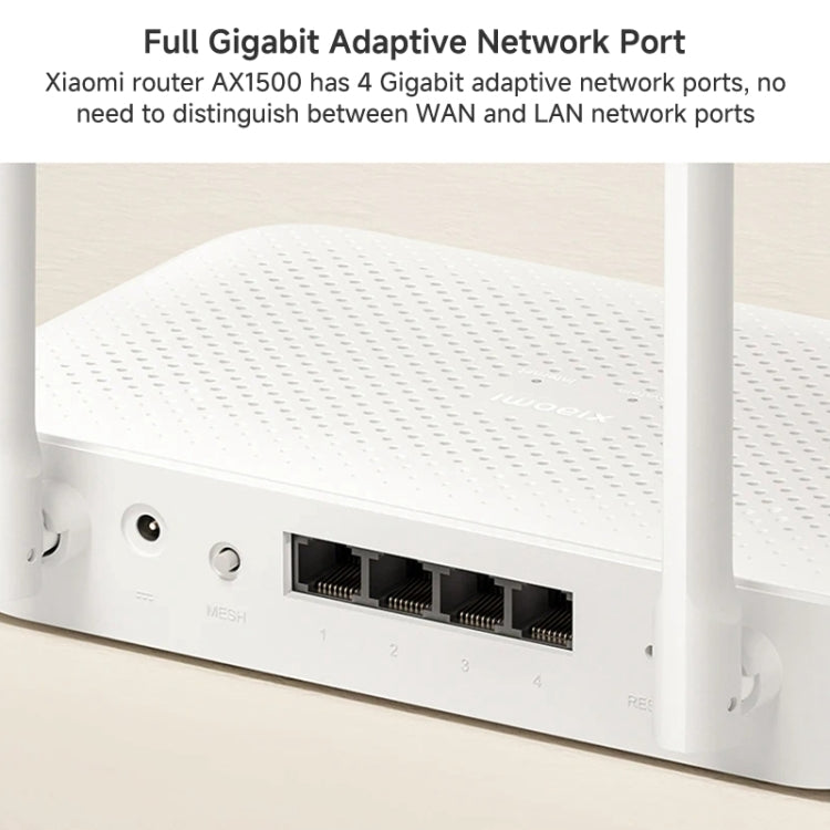 Xiaomi AX1500 4-channel Independent Signal Amplifier WiFi 6 Dual Band Router, US Plug(White) - free shipping - PMC Jewellery - Order now!