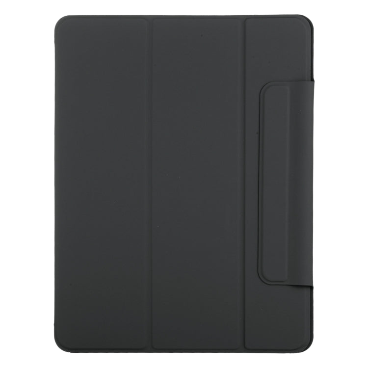 For iPad Air 11 2025 / 2024 Double-sided Clip Fixed Buckle Magnetic PU Leather Smart Tablet Case(Black) - iPad Air 11 2025 / 2024 Cases by PMC TechLife | Online Shopping South Africa | PMC TechLife | Buy Now Pay Later Mobicred