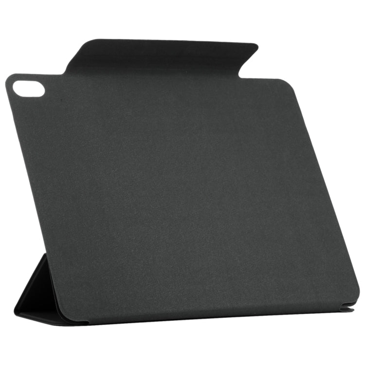For iPad Air 11 2025 / 2024 Double-sided Clip Fixed Buckle Magnetic PU Leather Smart Tablet Case(Black) - iPad Air 11 2025 / 2024 Cases by PMC TechLife | Online Shopping South Africa | PMC TechLife | Buy Now Pay Later Mobicred