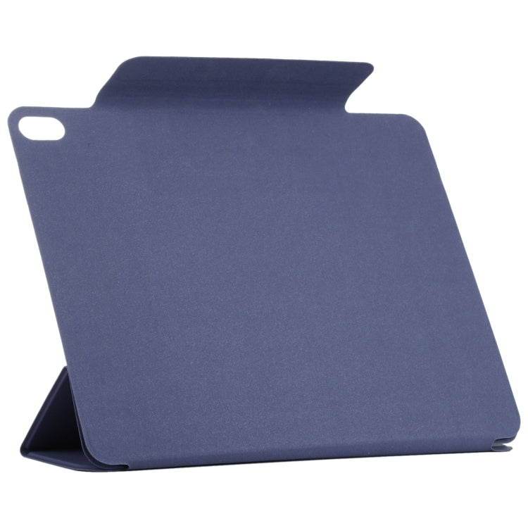 For iPad Air 11 2024 Double-sided Clip Fixed Buckle Magnetic PU Leather Smart Tablet Case(Dark Blue) - iPad Air 11 2024 Cases by PMC TechLife | Online Shopping South Africa | PMC TechLife | Buy Now Pay Later Mobicred
