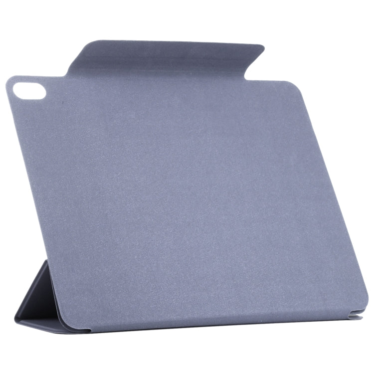 For iPad Air 11 2024 Double-sided Clip Fixed Buckle Magnetic PU Leather Smart Tablet Case(Purple) - iPad Air 11 2024 Cases by PMC TechLife | Online Shopping South Africa | PMC TechLife | Buy Now Pay Later Mobicred