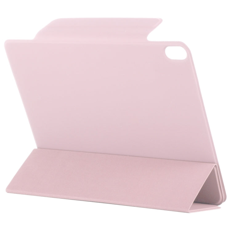 For iPad Air 11 2025 / 2024 Double-sided Clip Fixed Buckle Magnetic PU Leather Smart Tablet Case(Rose Gold) - iPad Air 11 2025 / 2024 Cases by PMC TechLife | Online Shopping South Africa | PMC TechLife | Buy Now Pay Later Mobicred