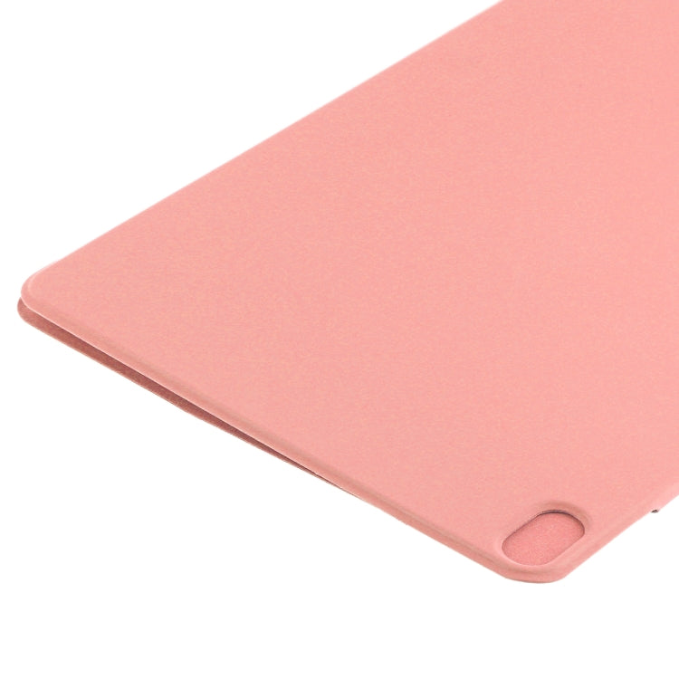 For iPad Air 11 2024 Double-sided Clip Fixed Buckle Magnetic PU Leather Smart Tablet Case(Pink) - iPad Air 11 2024 Cases by PMC TechLife | Online Shopping South Africa | PMC TechLife | Buy Now Pay Later Mobicred
