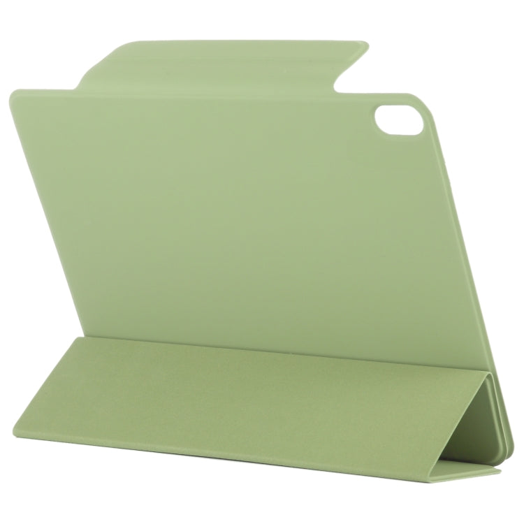 For iPad Air 11 2025 / 2024 Double-sided Clip Fixed Buckle Magnetic PU Leather Smart Tablet Case(Grass Green) - iPad Air 11 2025 / 2024 Cases by PMC TechLife | Online Shopping South Africa | PMC TechLife | Buy Now Pay Later Mobicred