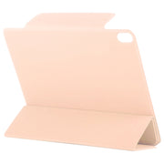 For iPad Air 11 2025 / 2024 Double-sided Clip Fixed Buckle Magnetic PU Leather Smart Tablet Case(Gold)