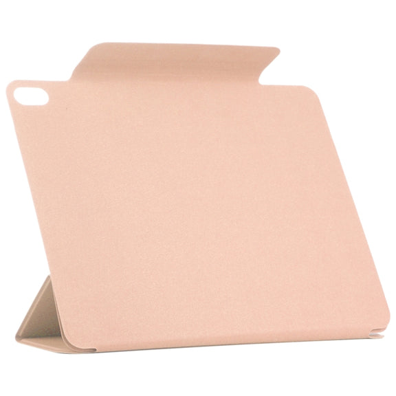 For iPad Air 11 2025 / 2024 Double-sided Clip Fixed Buckle Magnetic PU Leather Smart Tablet Case(Gold)