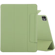 For iPad Pro 11 2024 Double-sided Clip Fixed Buckle Magnetic PU Leather Smart Tablet Case(Grass Green) - iPad Pro 11 2024 Cases by PMC TechLife | Online Shopping South Africa | PMC TechLife | Buy Now Pay Later Mobicred