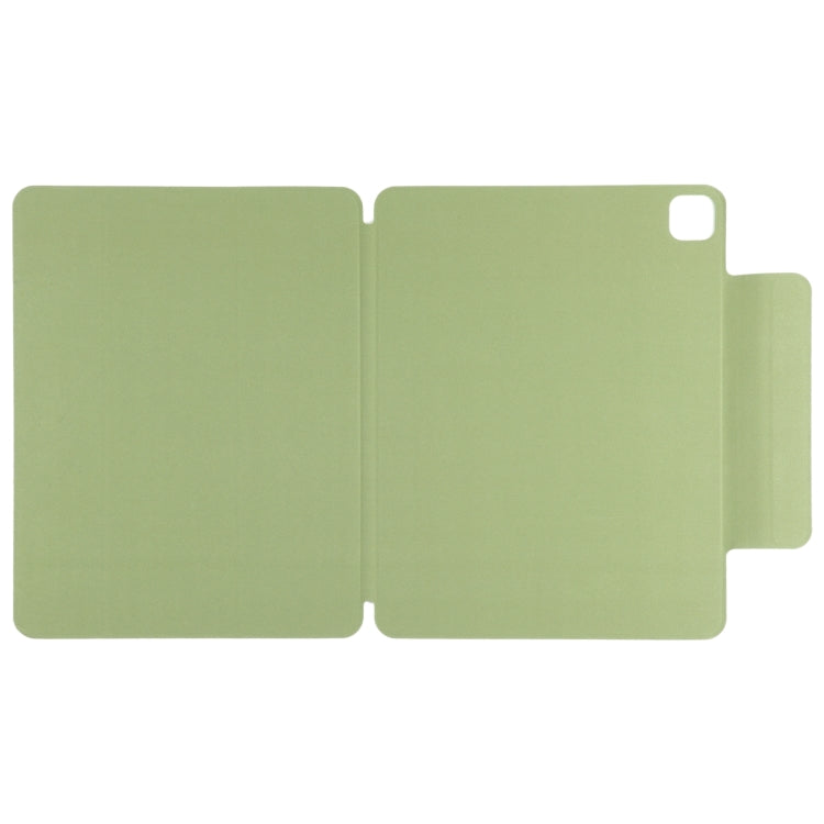 For iPad Pro 11 2024 Double-sided Clip Fixed Buckle Magnetic PU Leather Smart Tablet Case(Grass Green) - iPad Pro 11 2024 Cases by PMC TechLife | Online Shopping South Africa | PMC TechLife | Buy Now Pay Later Mobicred